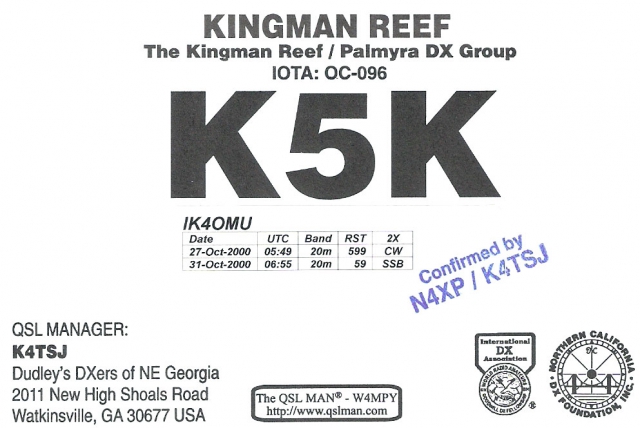 k5k qsl card